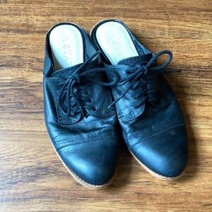 1. State fea Oxford mules black‎ size 8